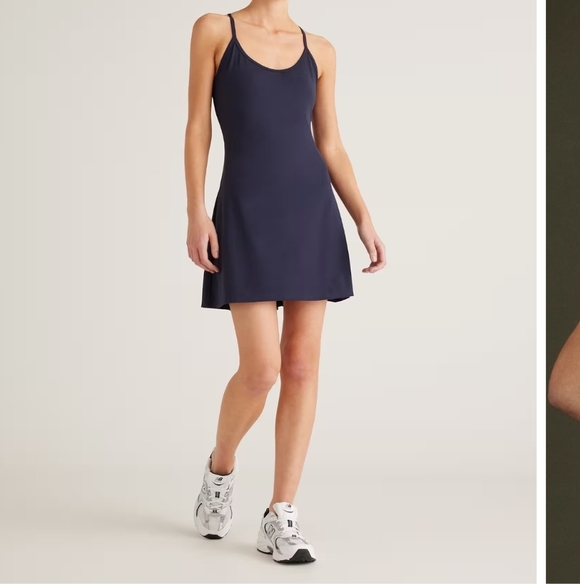 Quince Dresses & Skirts - Quince Ultra Form Active Dress Tennis Athletic Jumper Onesie